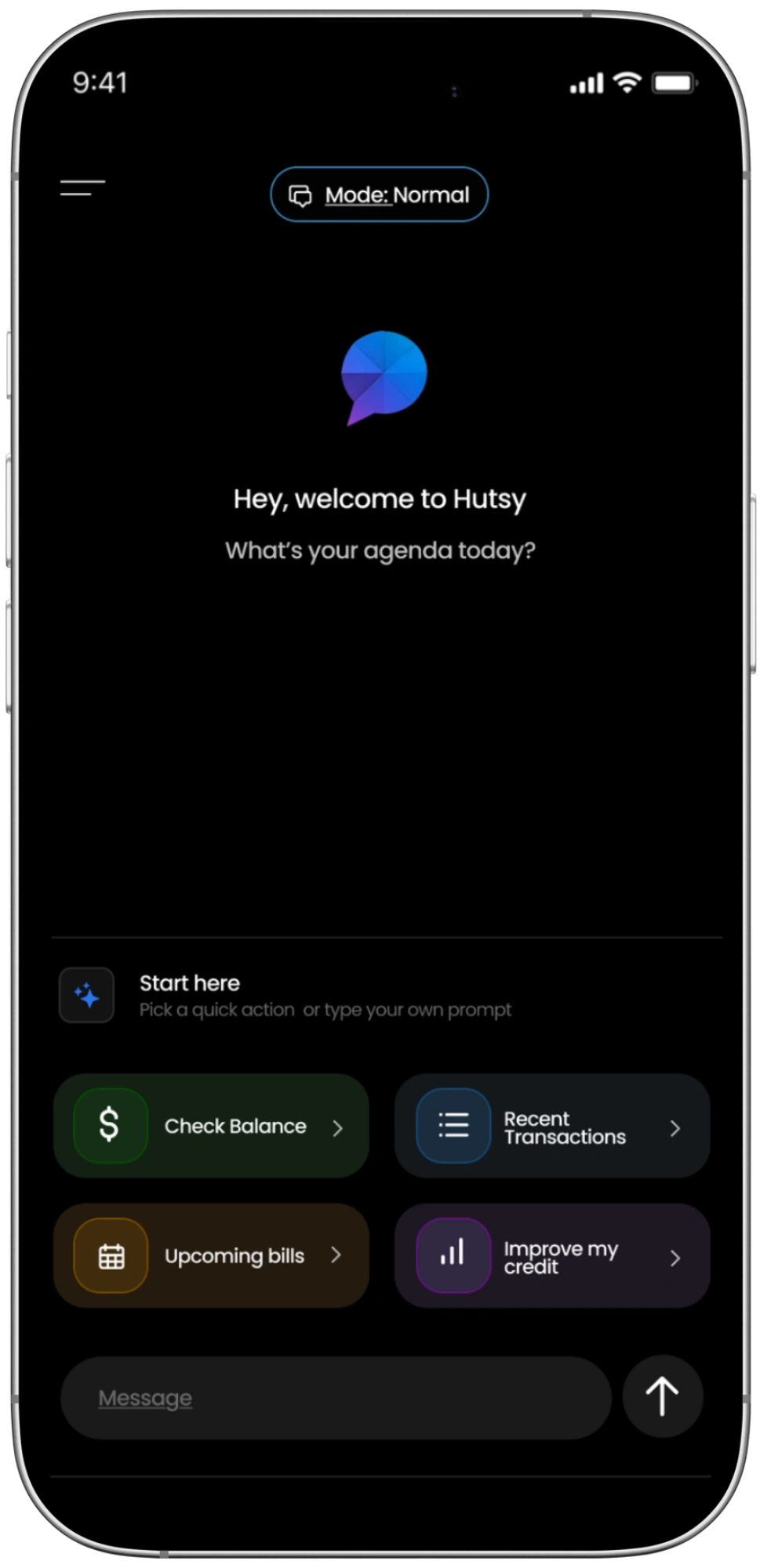 Hutsy App Interface