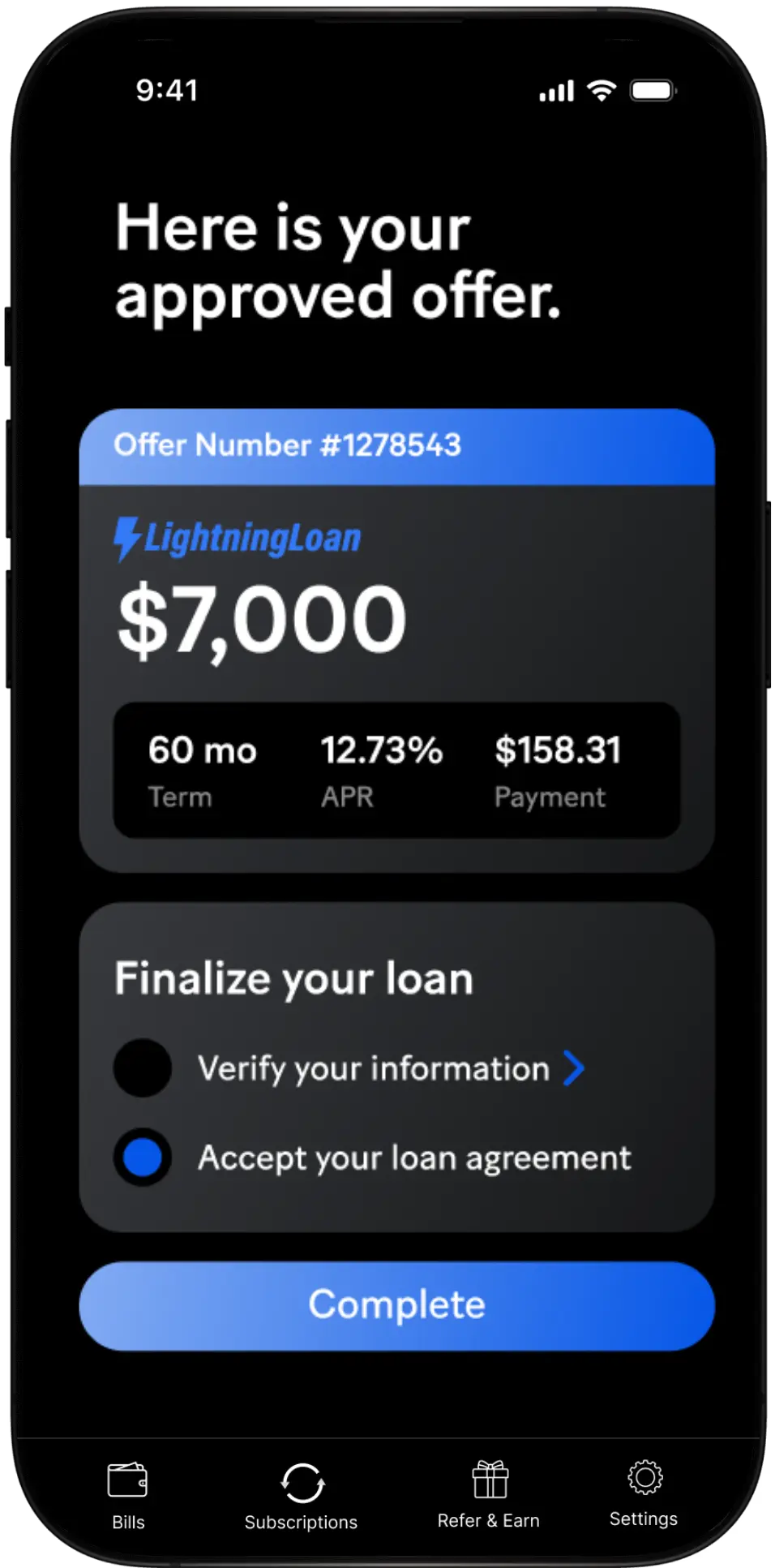 offer